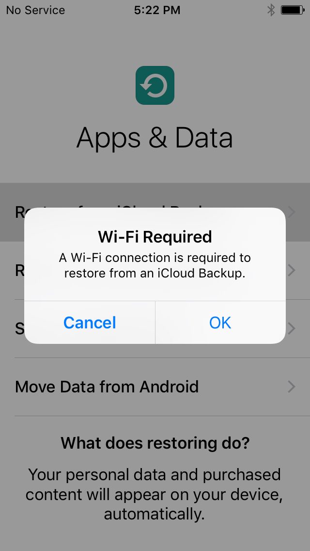 how to transfer data from an old iphone a new one wireless