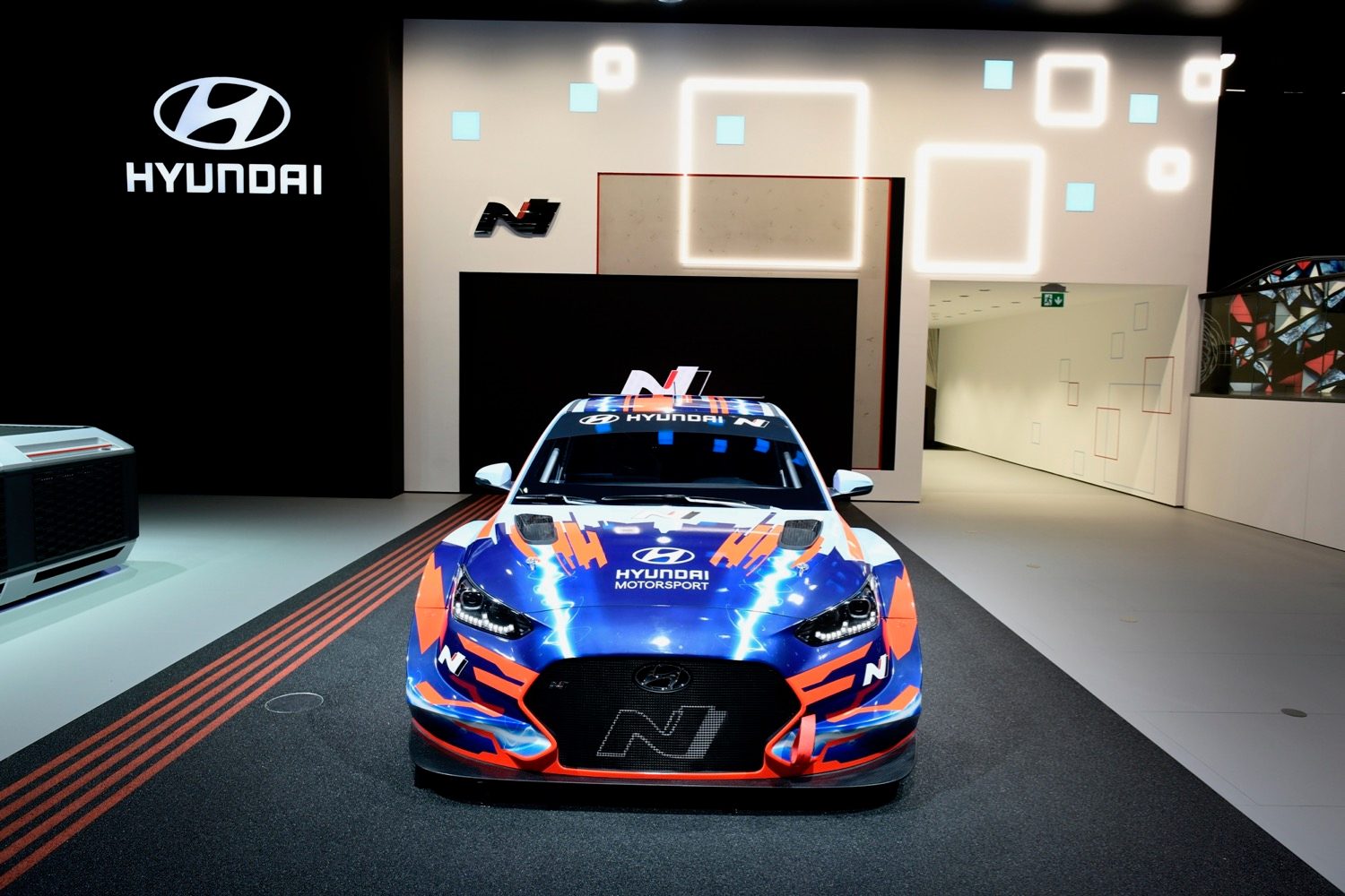 hyundai electric race car 2019 frankfurt motor show veloster n etcr
