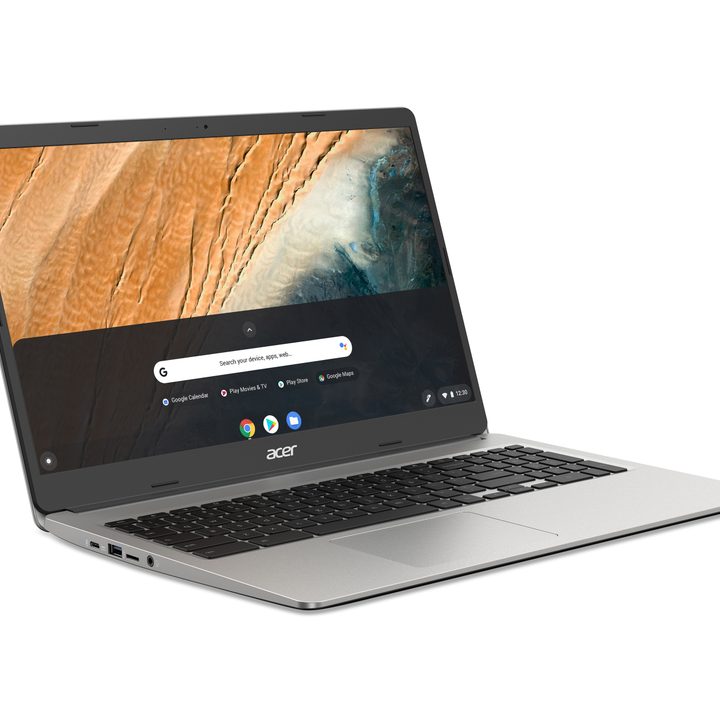 An Acer 315 Chromebook with 15.6-inch display on a white background.