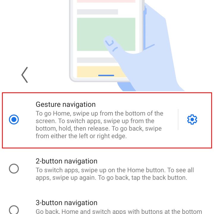 how to use gesture navigation in android 10 gestures turn on 3