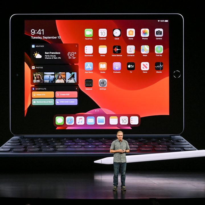 Apple iPad 7th generation on stage | Apple September 2019 Event Keynote