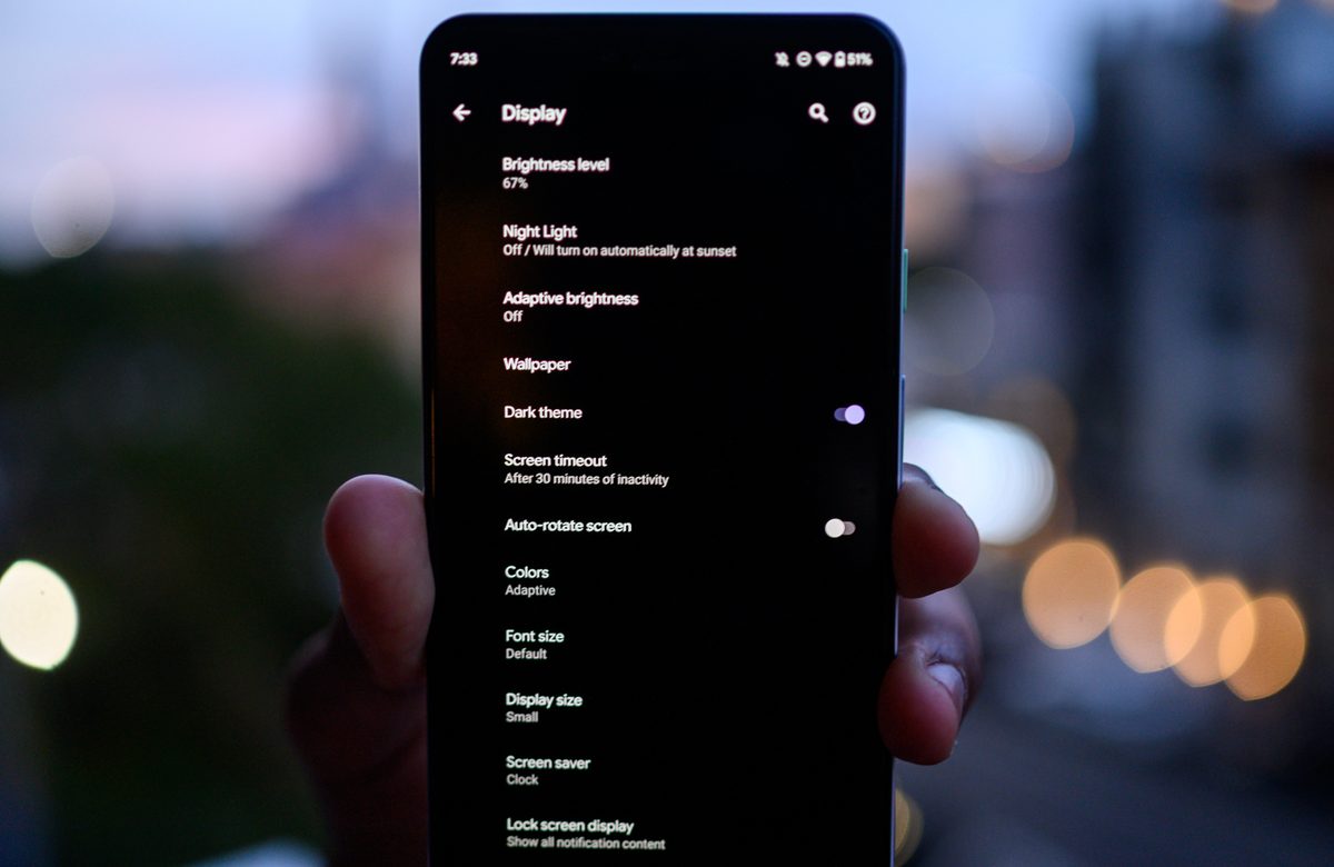 Android 10 Dark Theme