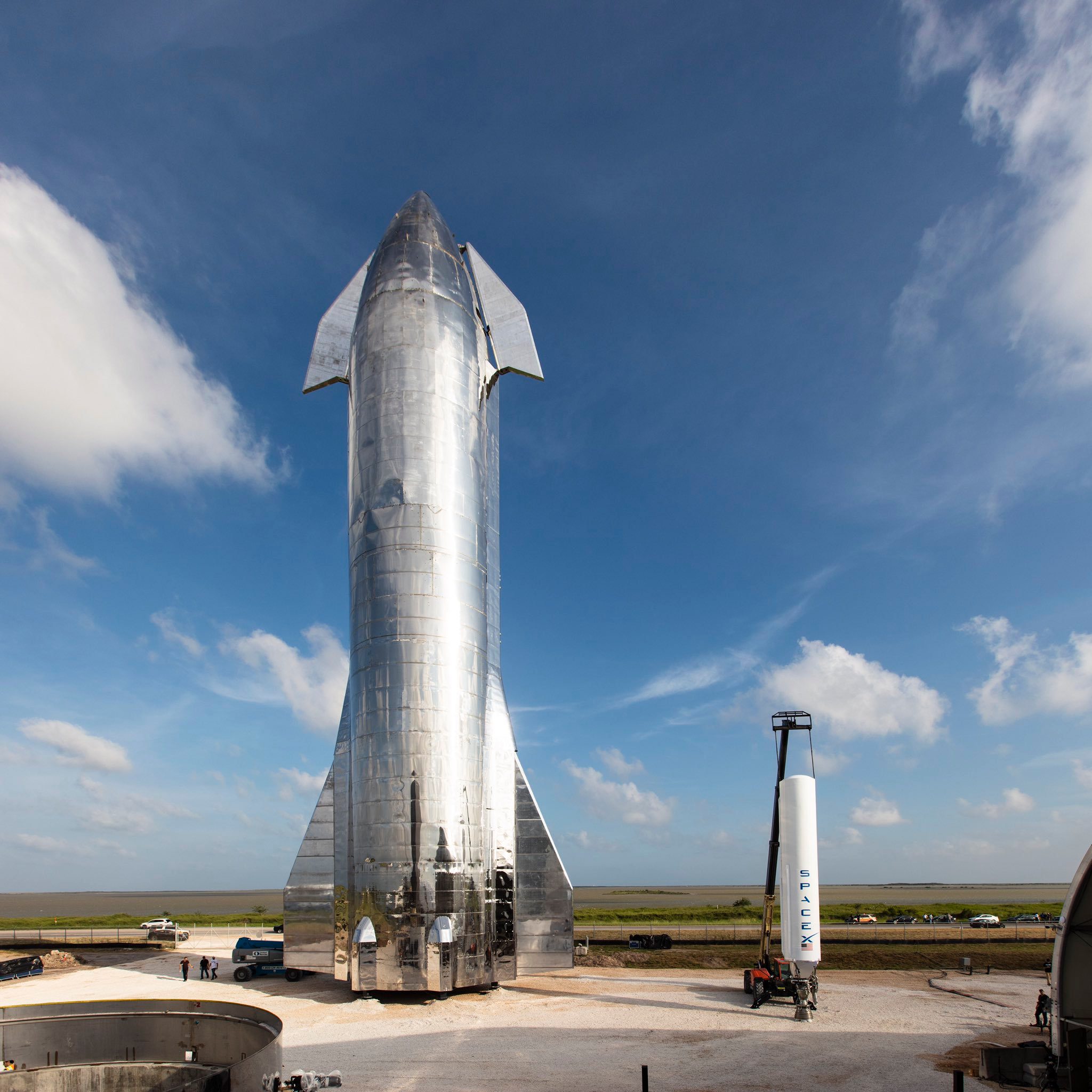 SpaceX unveils its stunning, shiny, stainless steel-clad Starship