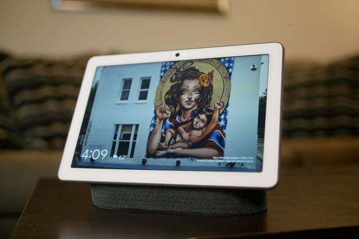 Nest Hub Max tilted view