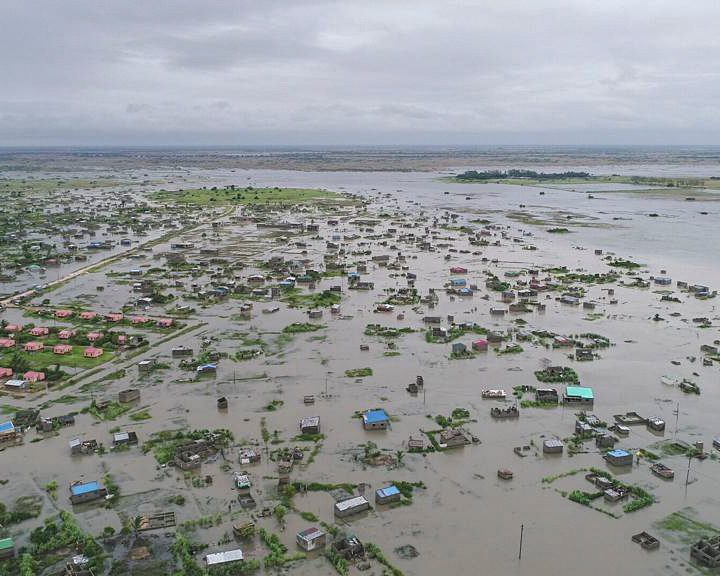 Aerial assessment of Mozambique floods using drones