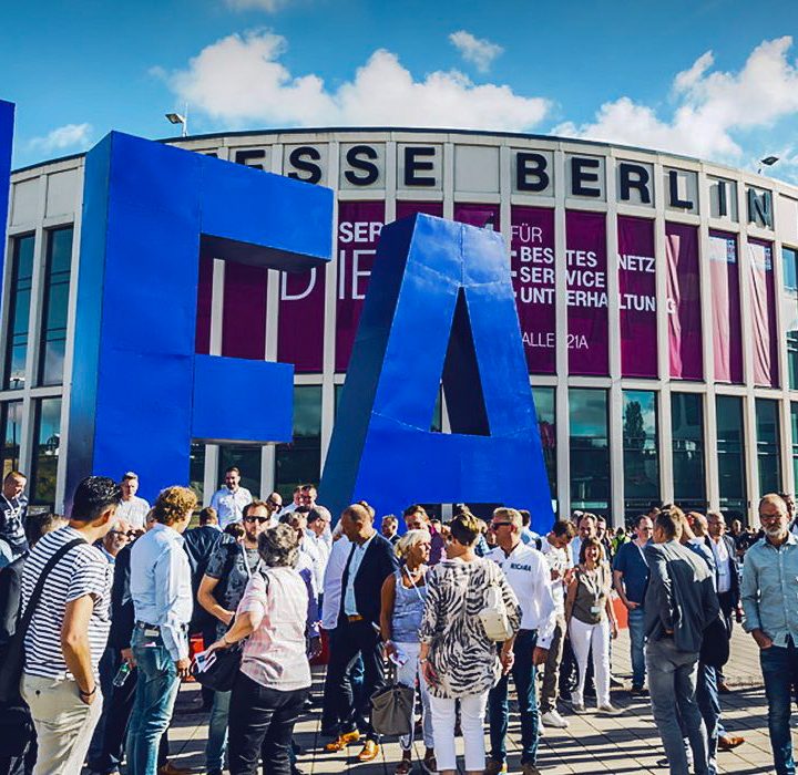 IFA 2019 logo in front of building | What to expect