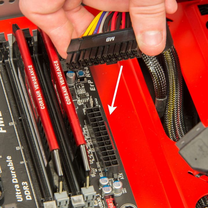 Motherboard power cables