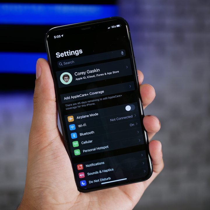 iPhone 11 Pro Settings
