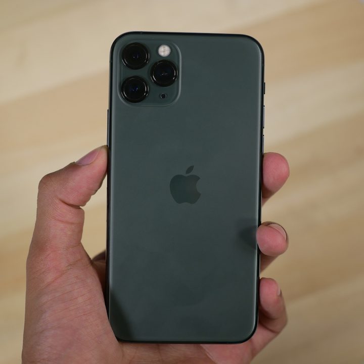 iPhone 11 Pro back In hand.