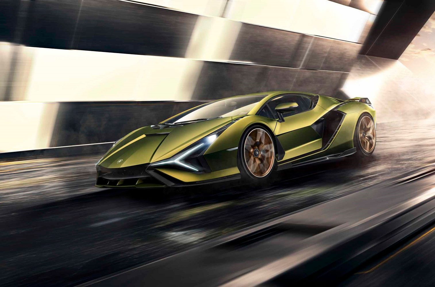 2020 lamborghini sian is a high tech hypercar with hybrid power