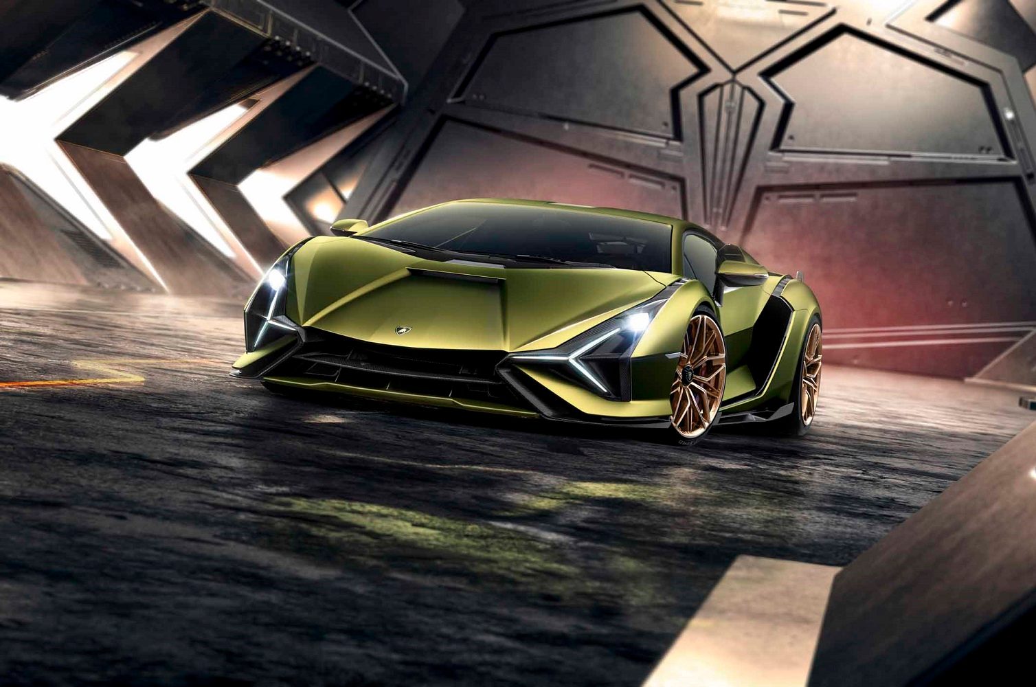 2020 lamborghini sian is a high tech hypercar with hybrid power