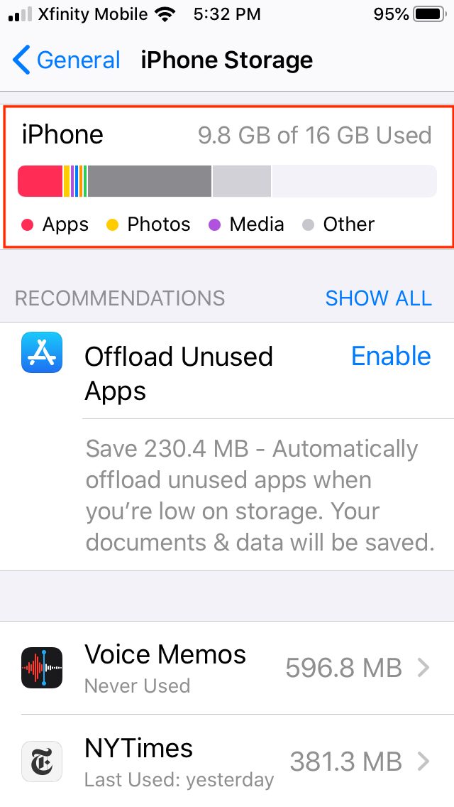 how to offload ios apps manual offload2