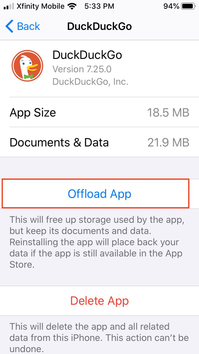 how to offload ios apps manual offload3