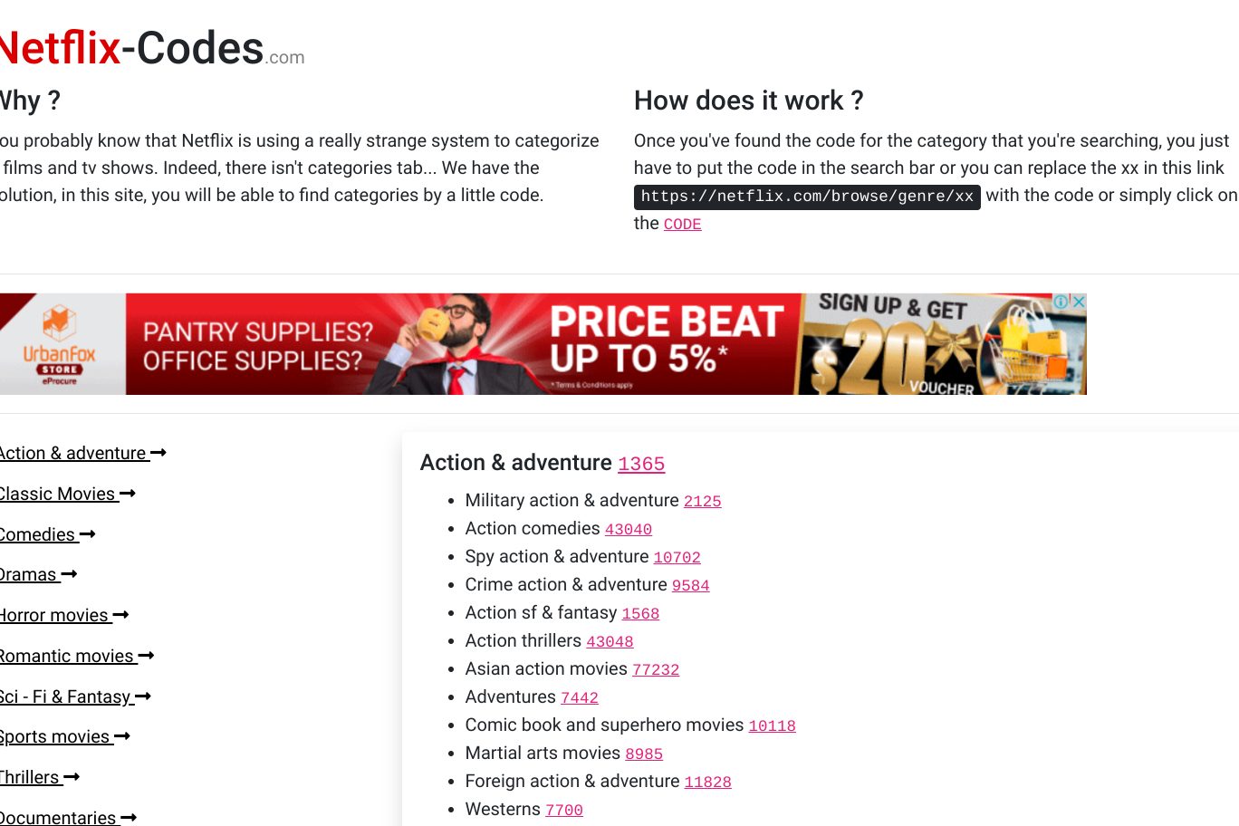 unlock hidden Netflix categories