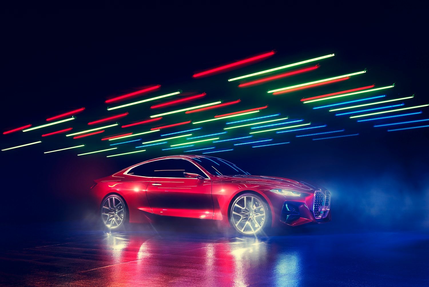 bmw concept 4 previews the 2021 series coupe at 2019 frankfurt auto show p90364618 highres