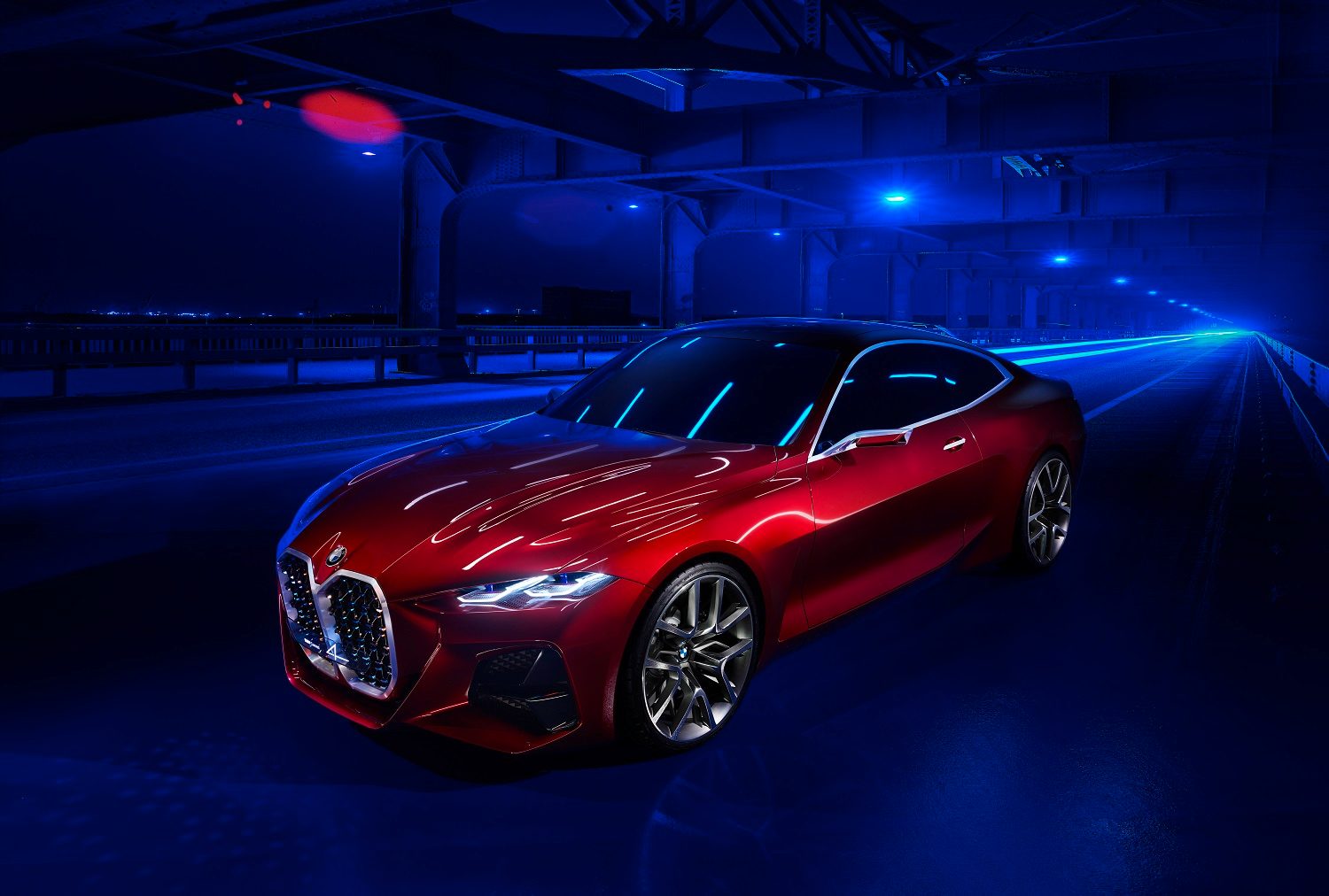 bmw concept 4 previews the 2021 series coupe at 2019 frankfurt auto show p90364624 highres