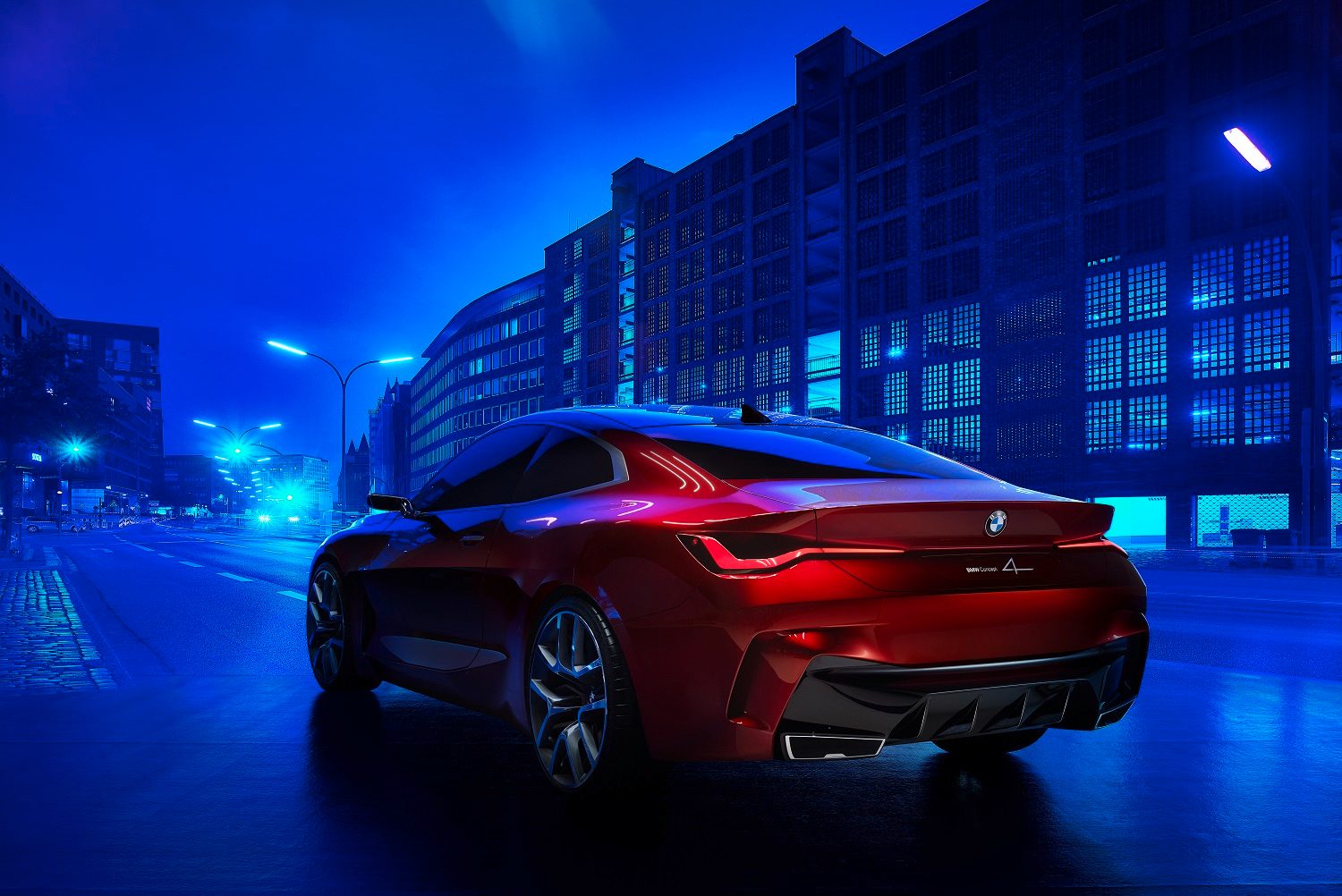 bmw concept 4 previews the 2021 series coupe at 2019 frankfurt auto show p90364657 highres