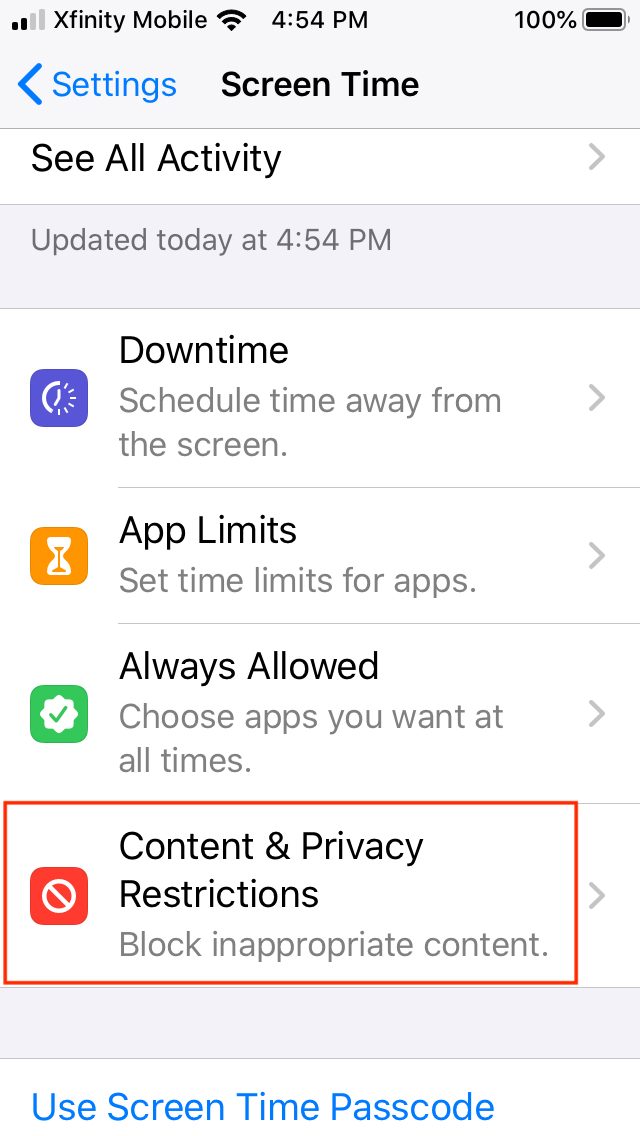 how to offload ios apps restrict 1