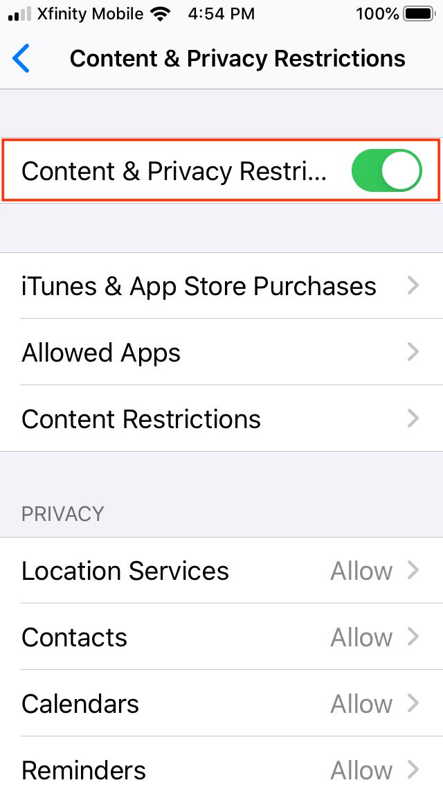 how to offload ios apps restrict 2