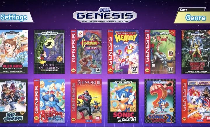 Sega Genesis Mini game library