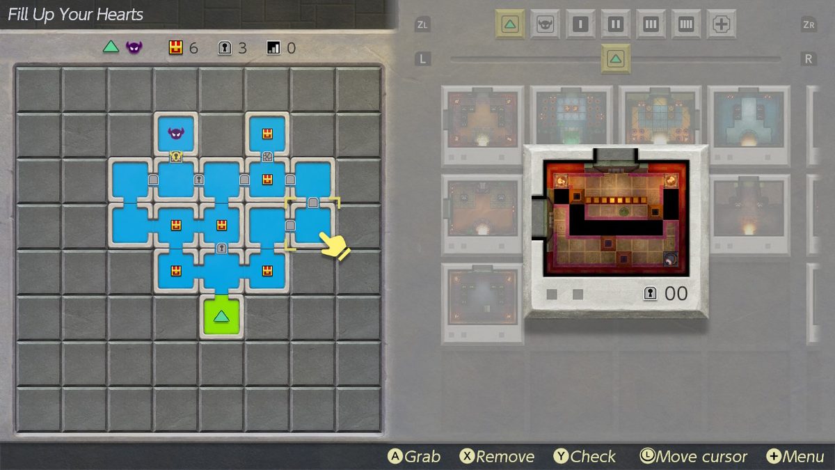 Dungeon Map | The Legend of Zelda: Link's Awakening review