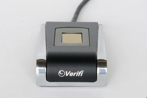 Close-up of the Verifi P5100 scanner.
