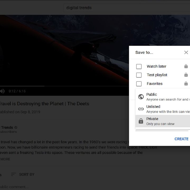 Youtube playlist screenshot step 6