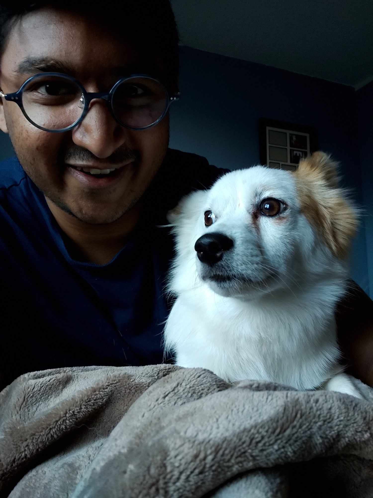 zte axon 10 pro review selfie with dog