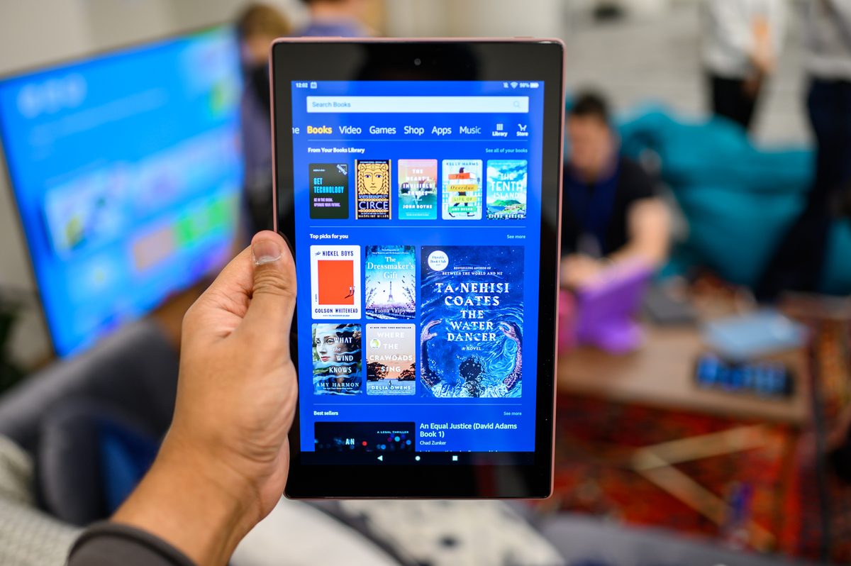 Amazon Fire HD 10 screen
