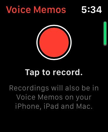 WatchOS 6's Voice Memo.