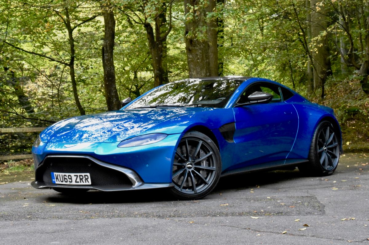2020 Aston Martin Vantage AMR blue