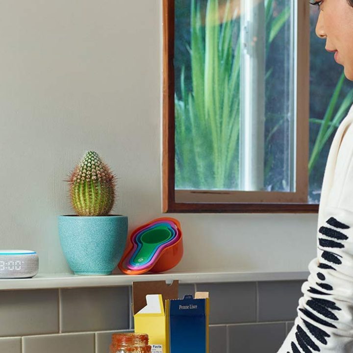 Dictate shopping lists to Alexa.