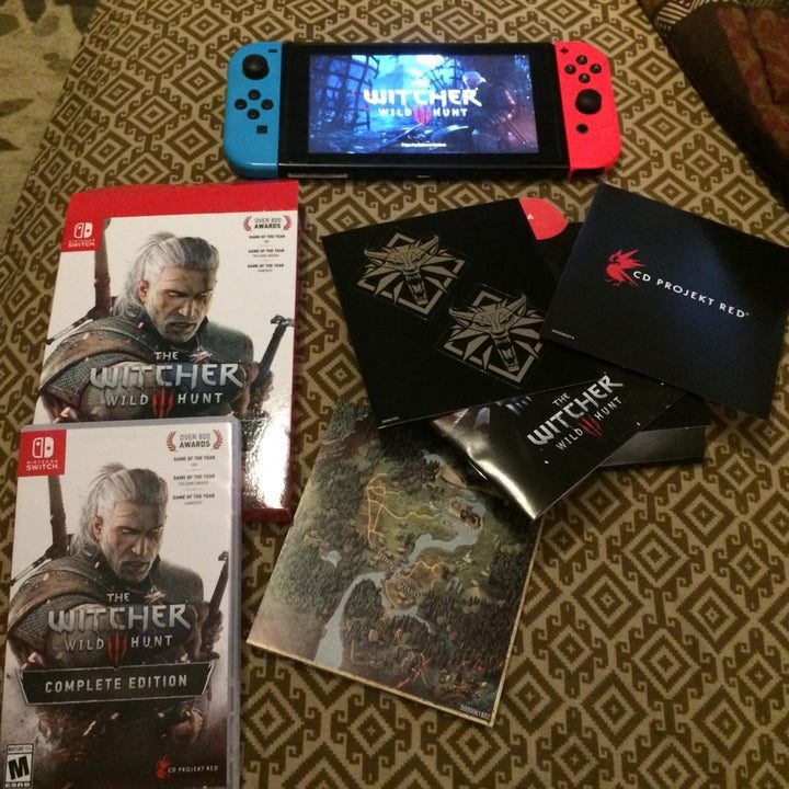 The Witcher 3 running on Nintendo Switch.