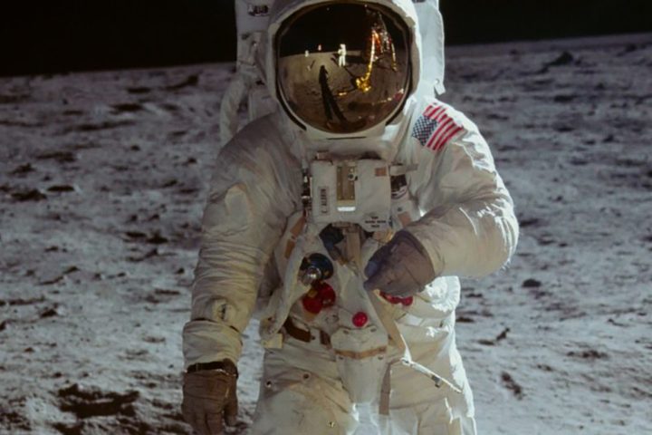 An astronaut on the moon in For All Mankind.