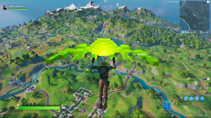First drop on the island | Fortnite Chapter 2 First Game