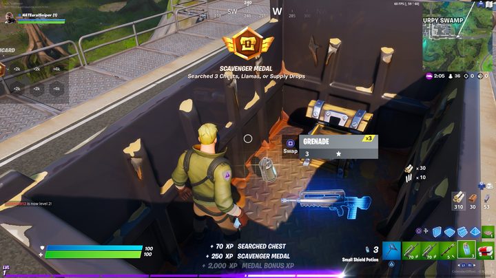 Scavenger Medal | Fortnite Chapter 2 First Game