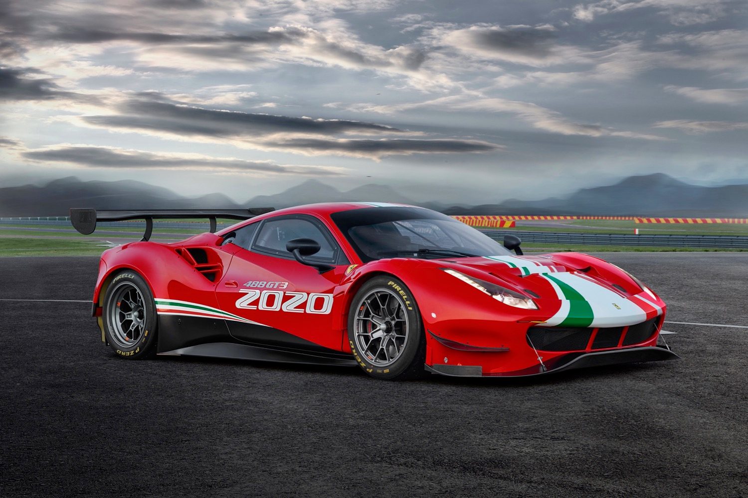 ferrari 488 gt3 evo race car photos and specs