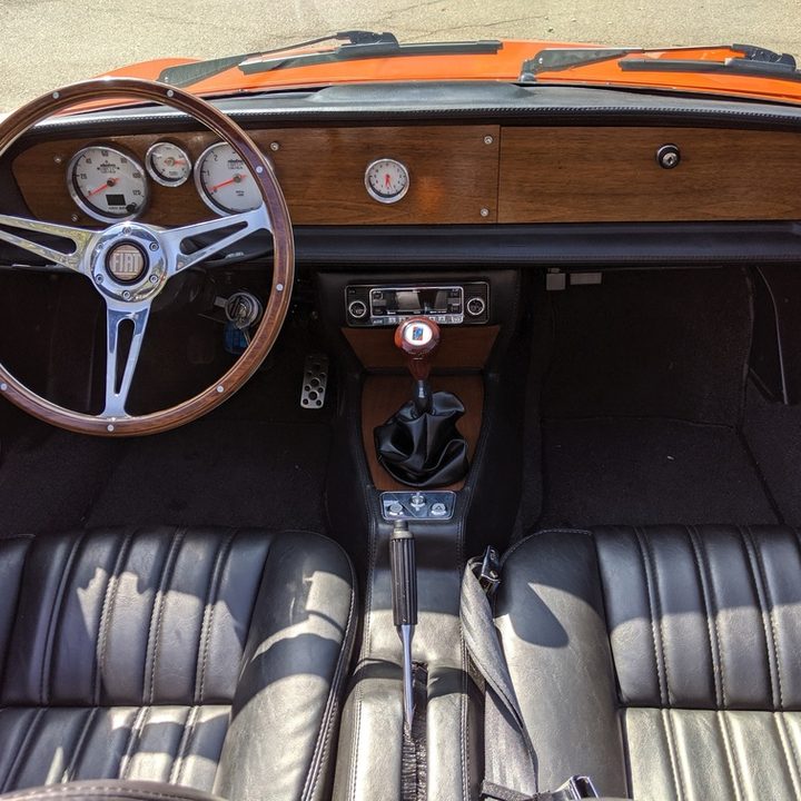 Electric GT Fiat 124 Interior