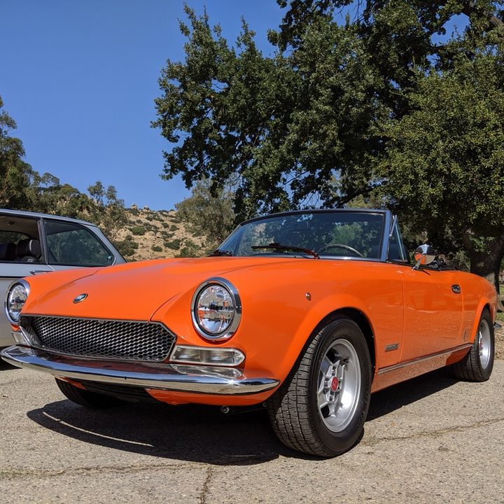 Electric GT Fiat 124 front