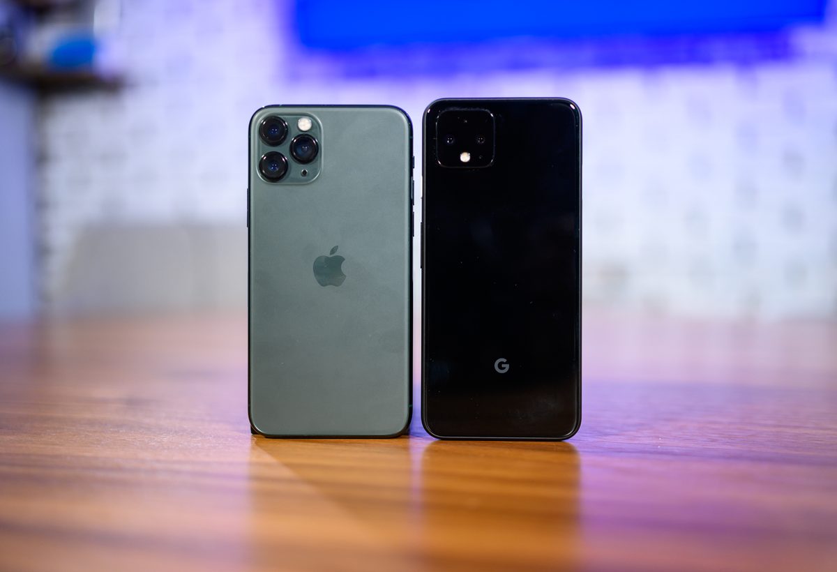 iPhone 11 Pro and Pixel 4 hero