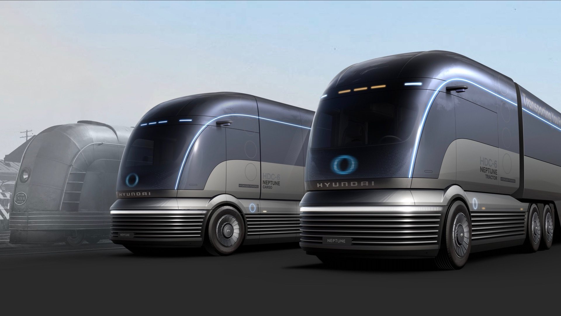 hyundai hdc 6 neptune concept hydrogen fuel cell truck