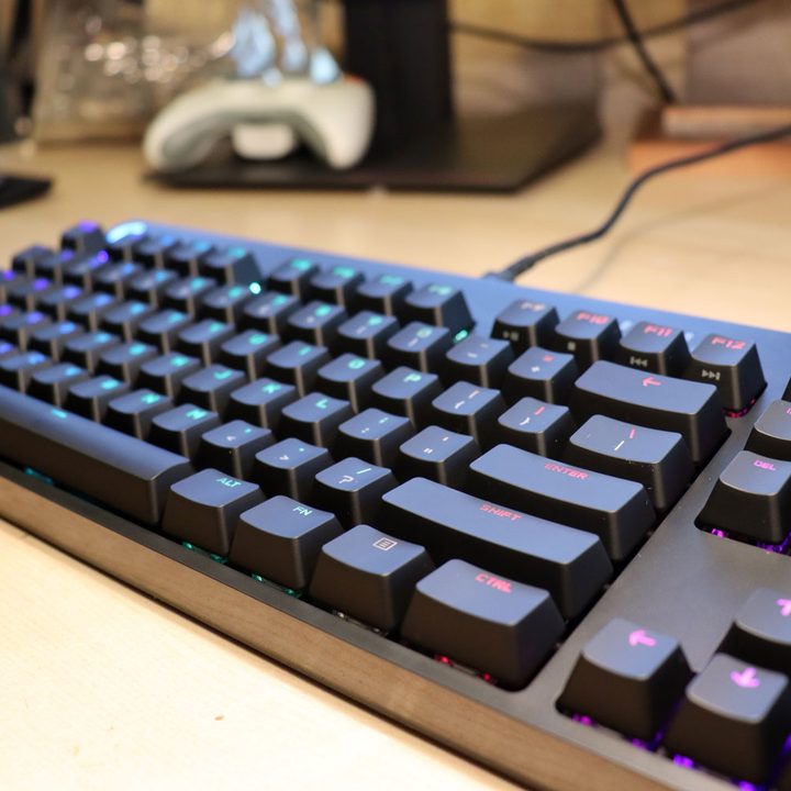 Logitech G Pro X mechanical gaming keyboard.