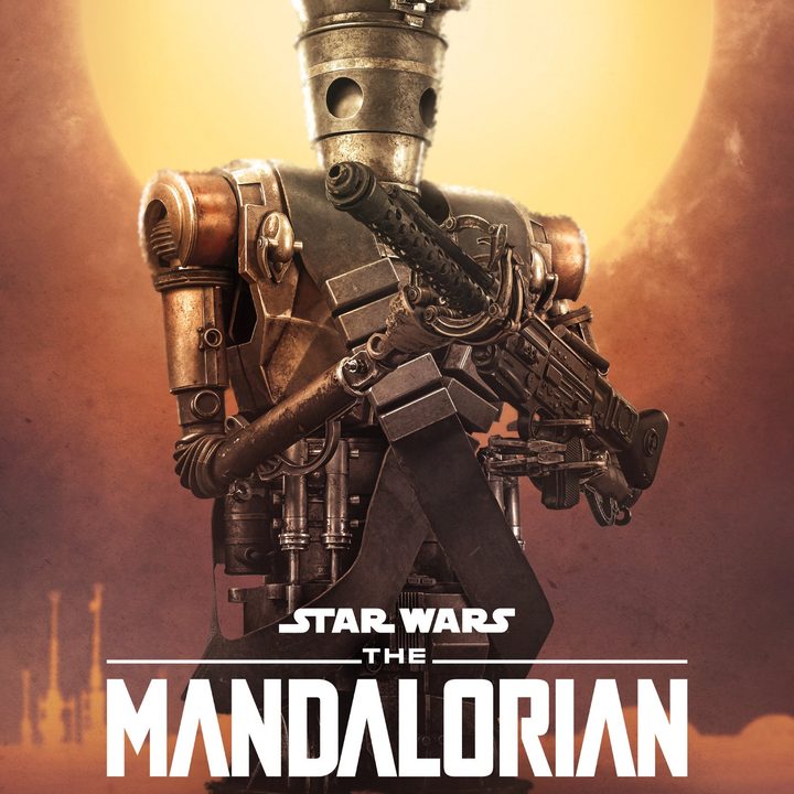 mandalorian star wars spoiler posters disney plus promo poster ig 11 assassin droid