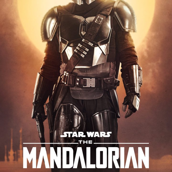 mandalorian star wars spoiler posters disney plus promo poster pablo pascal full armor