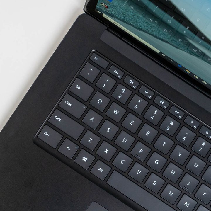 Microsoft Surface Laptop 3 keyboard.