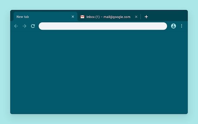 Oceanic Chrome theme.