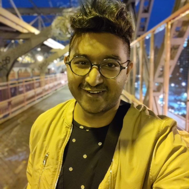 oneplus 7t night portrait selfie