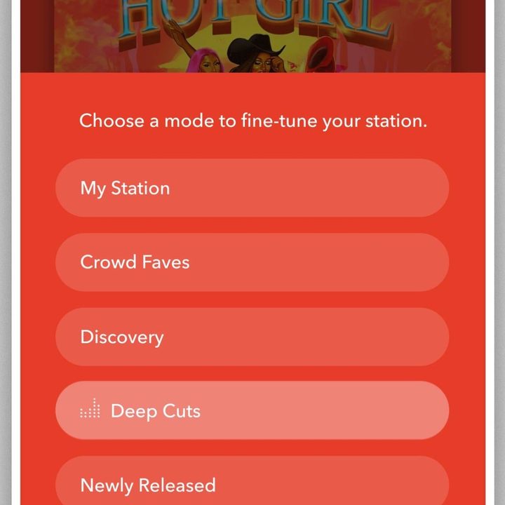 pandora new app personalization modes 2
