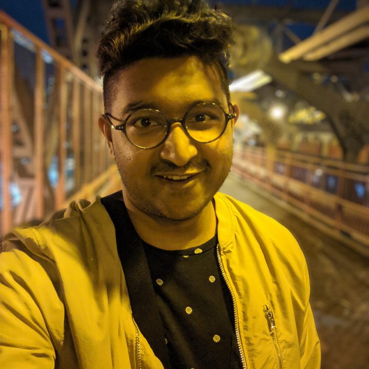 pixel 3 xl portrait selfie night