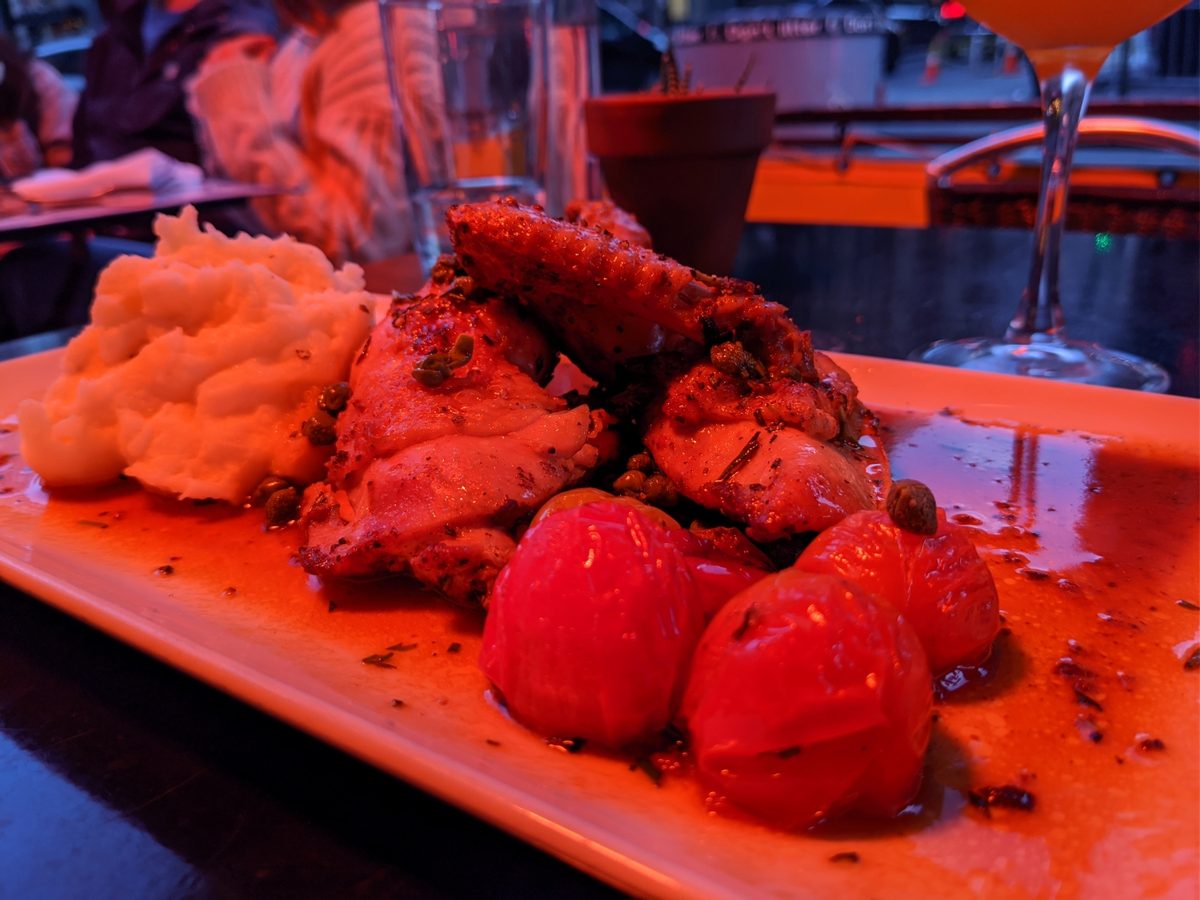 pixel 4 xl food chicken